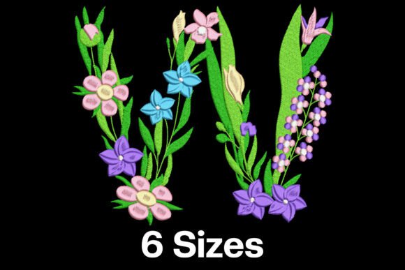 Flower Letter W: A Quirky, Charming Monogram That Works—If You Use It Right