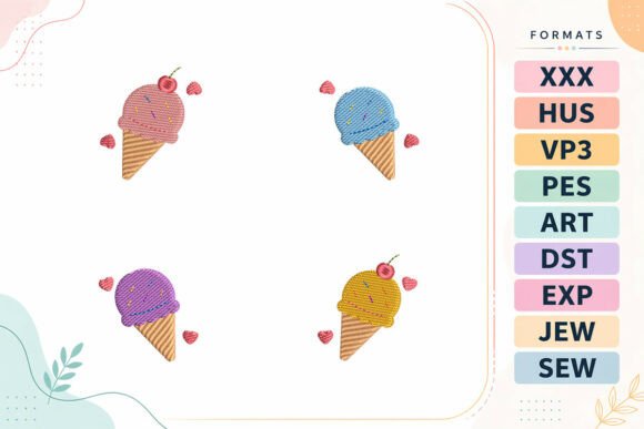 Ice Cream Summer Frame