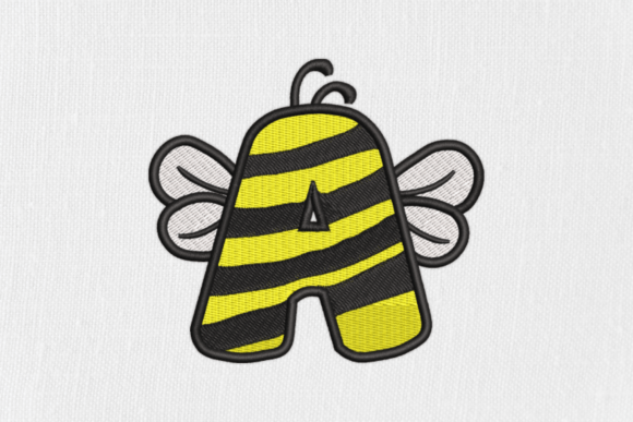 Letter A Bee Monograms