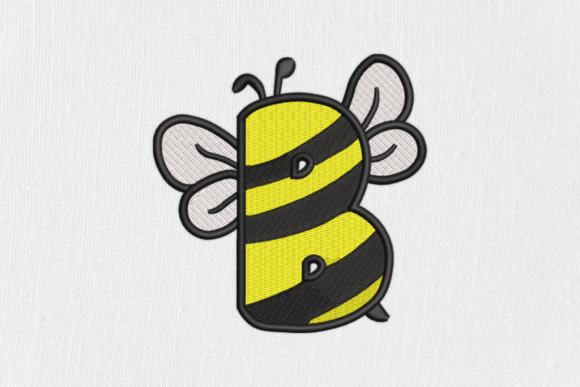 Letter B Bee Monograms