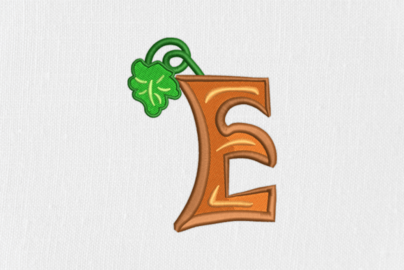 Letter E Autumn Monograms