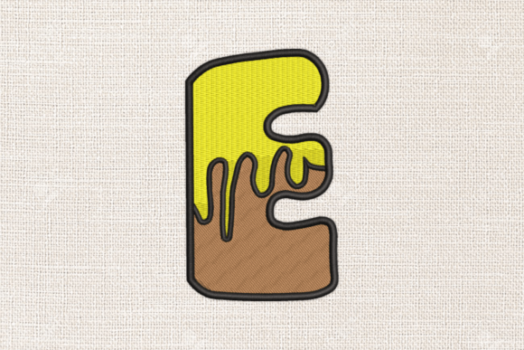 Letter E Bee Monograms: Sweet, Symbolic & Stitch-Ready