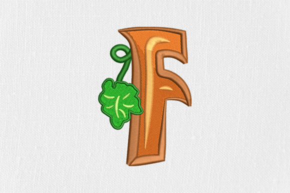 Letter F Autumn Monograms