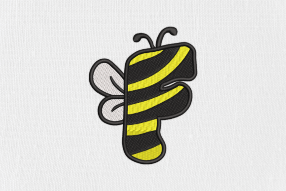 Letter F Bee Monograms