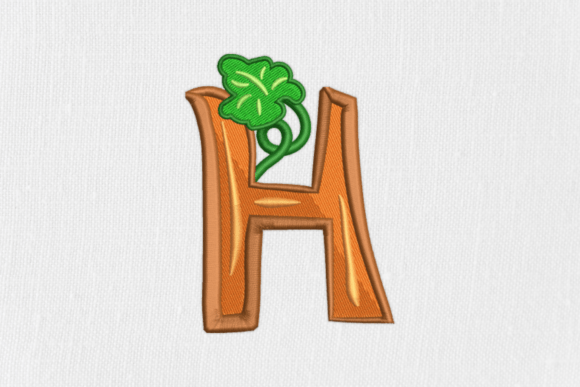 Letter H Autumn Monograms