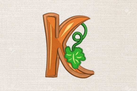 Letter K Autumn Monograms
