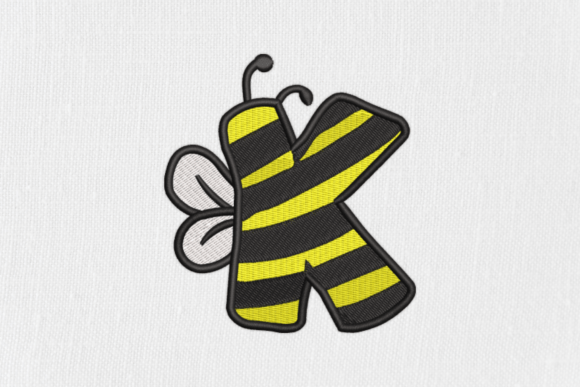 Letter K Bee Monograms