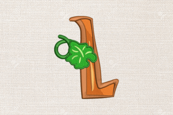 Letter L Autumn Monograms
