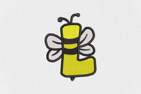 Letter L Bee Monograms