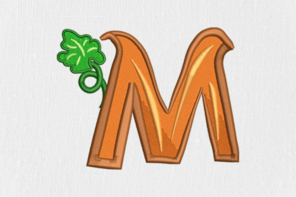 Letter M Autumn Monograms