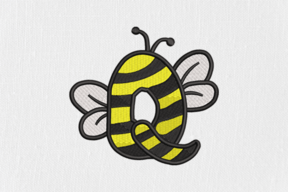 Letter Q Bee Monograms