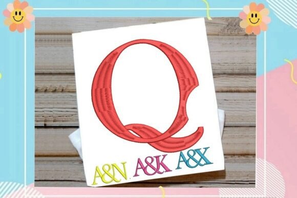 Letter Q Split Monogram Logo