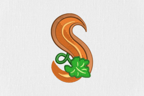 Letter S Autumn Monograms