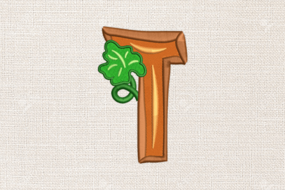 Letter T Autumn Monograms