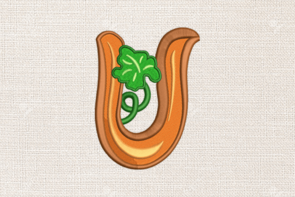 Letter U Autumn Monograms