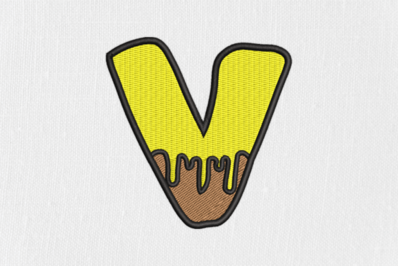 Letter V Bee Monograms