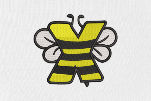 Letter X Bee Monograms
