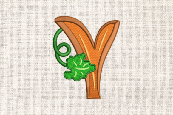 Letter Y Autumn Monograms